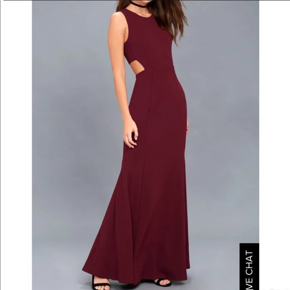 Burgundy Prom Dress